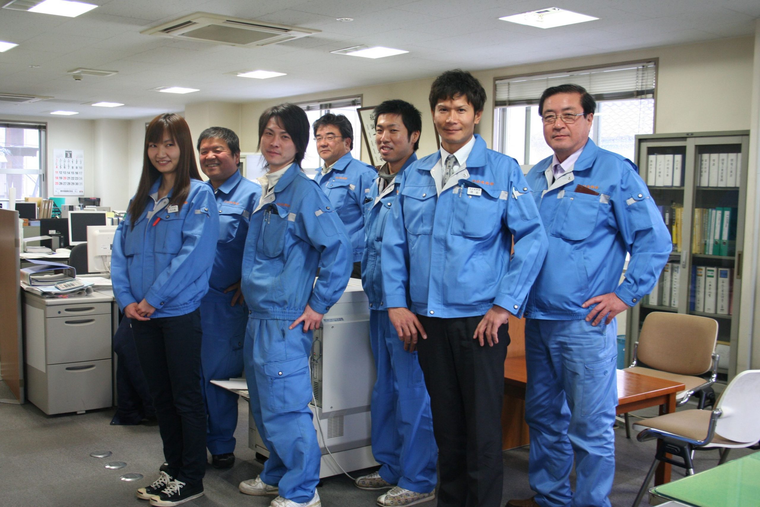 川崎の本社には、約50名の社員がいます。横浜工場、埼玉本庄工場を合わせると全従業員は140名です。