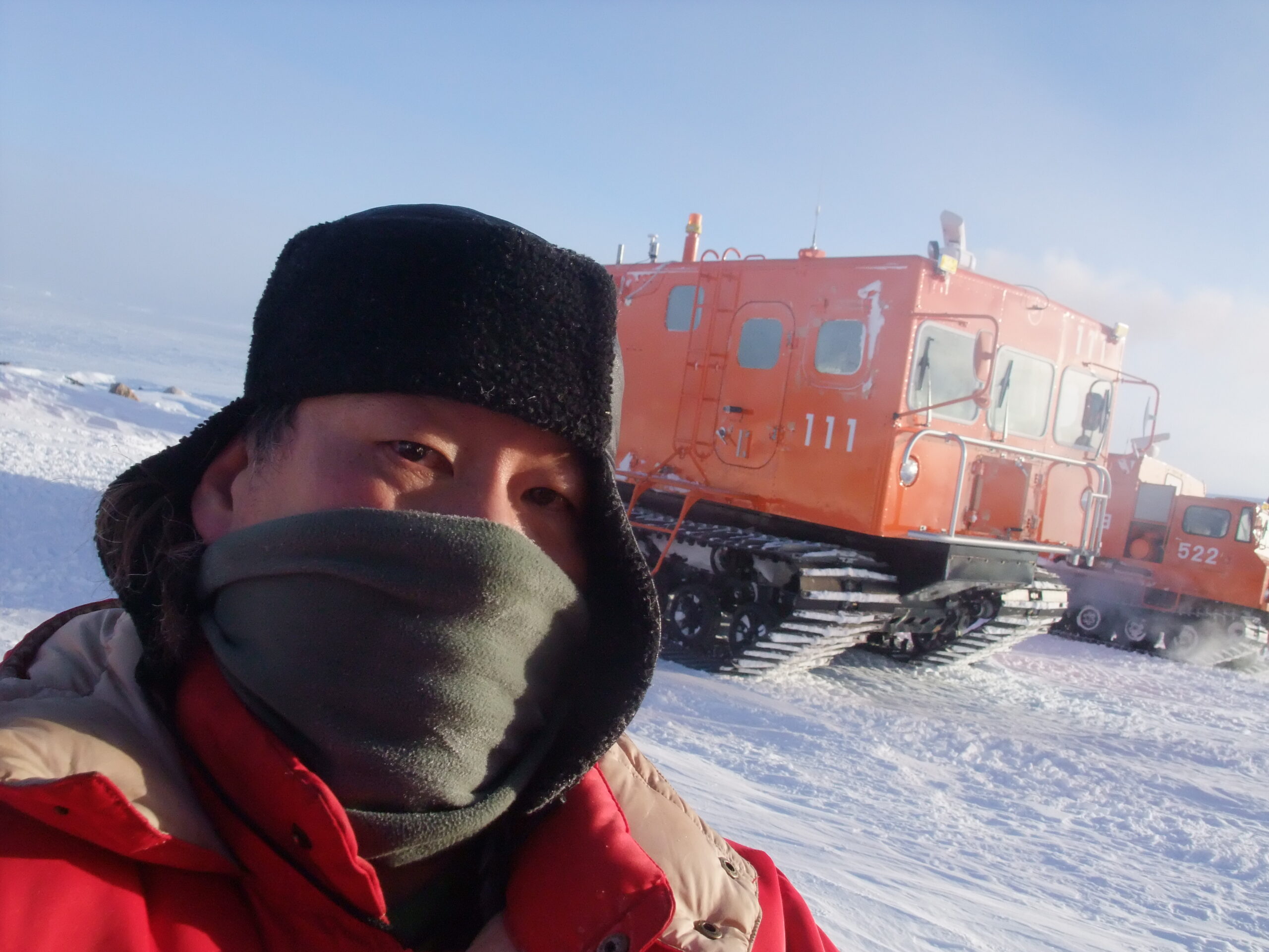 南極観測隊時代の野外支援中