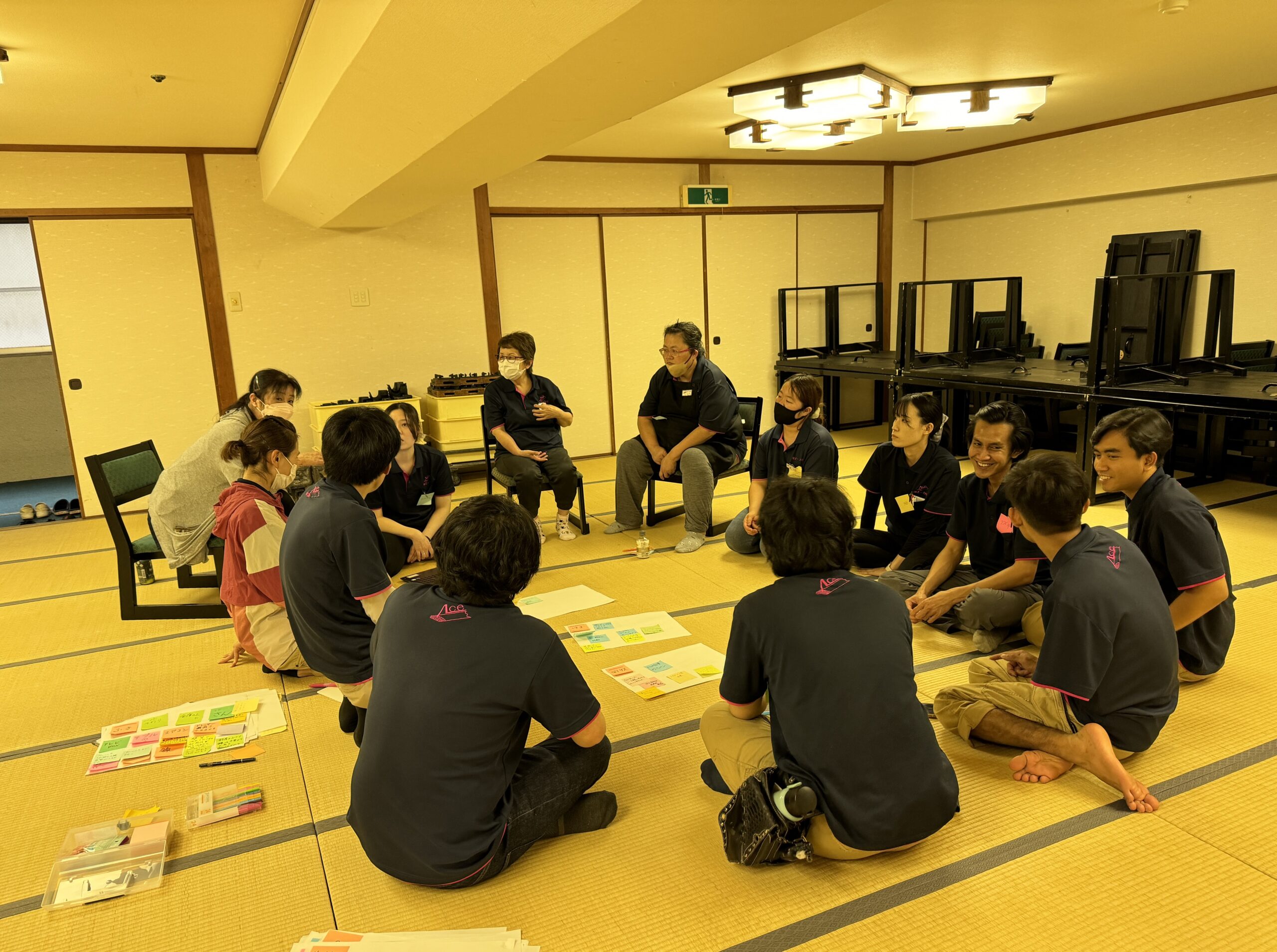 ミーティング風景です。