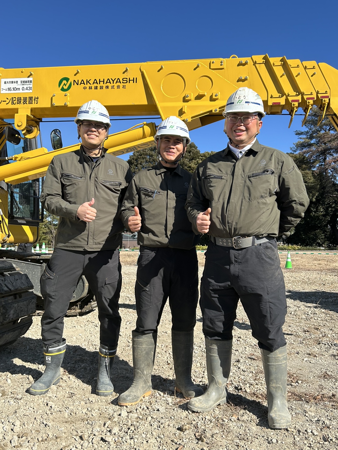 社会インフラの整備という「なくてはならない仕事」 をする仲間たちです！