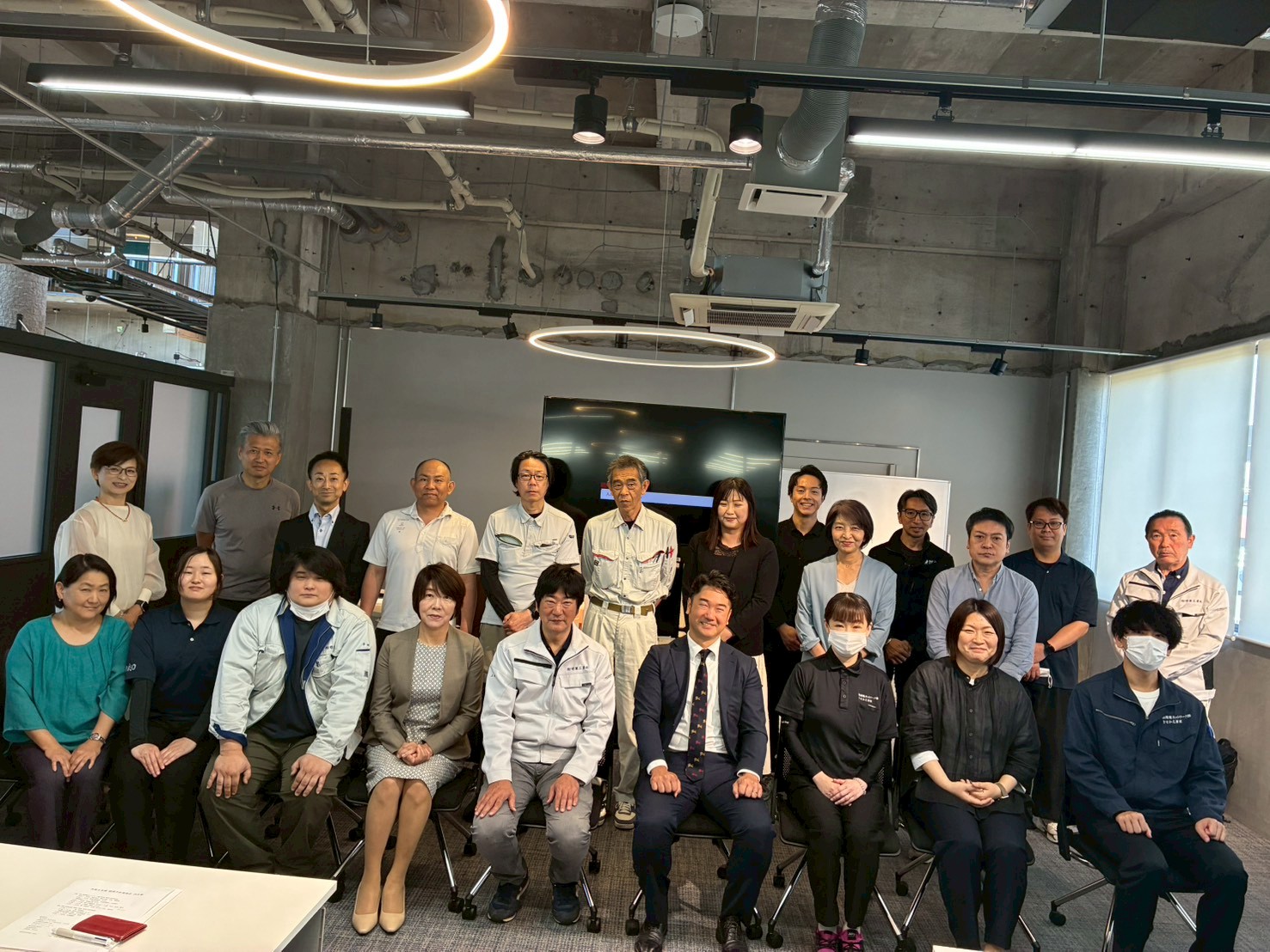 経営方針発表会の写真です